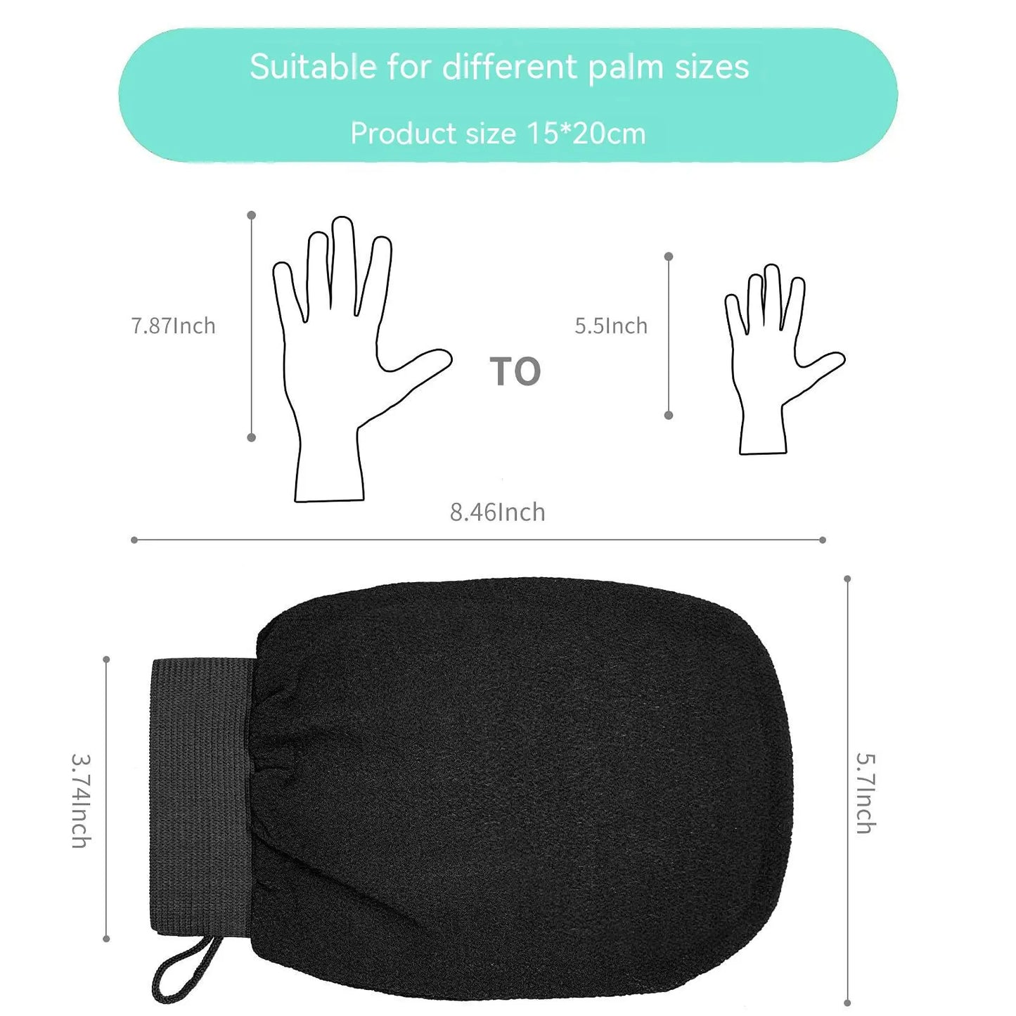 Dermvi™ Exfoliating Gloves